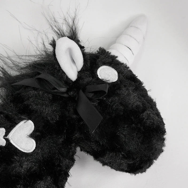 Skeleton Unicorn Plush Bag