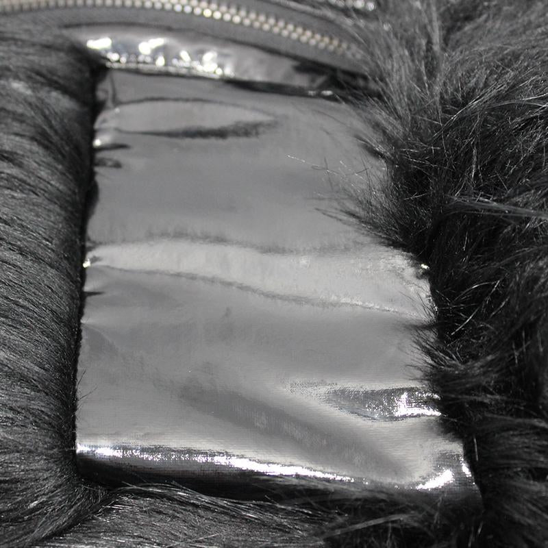 Crossraods Faux Fur and PU Jacket