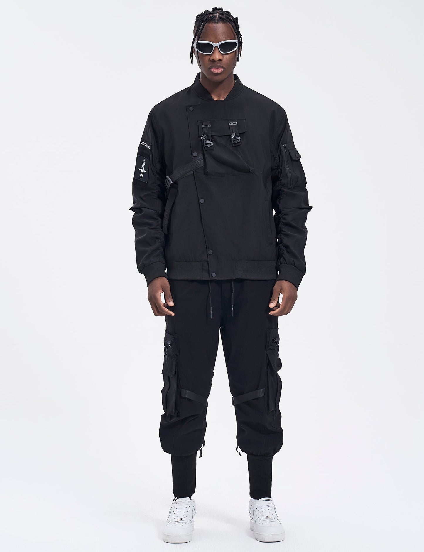 Scar Slash Utility Bomber Jacket