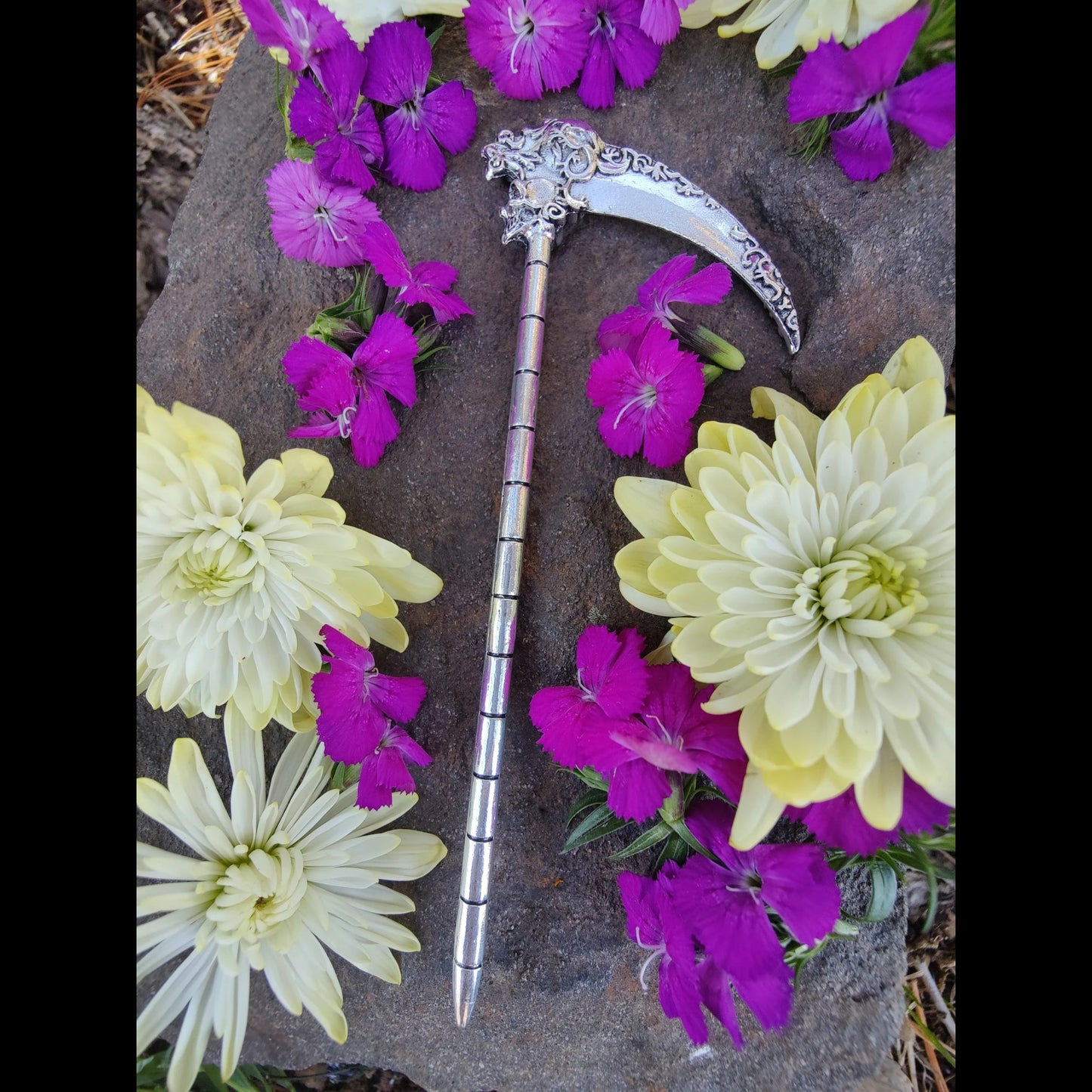 Santa Muerta Hair Scythe