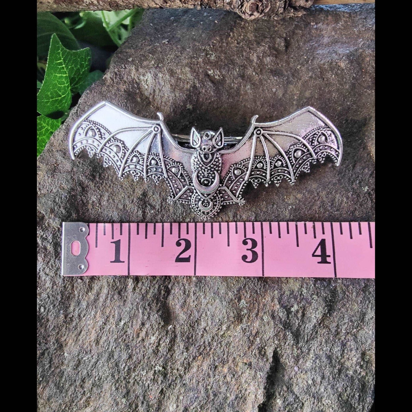 Filigree Bat French Barrette