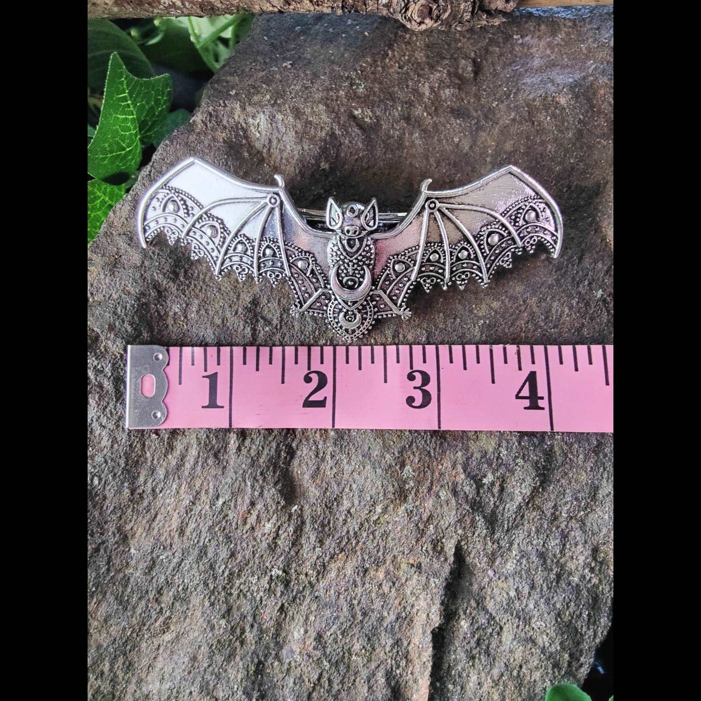 Filigree Bat French Barrette