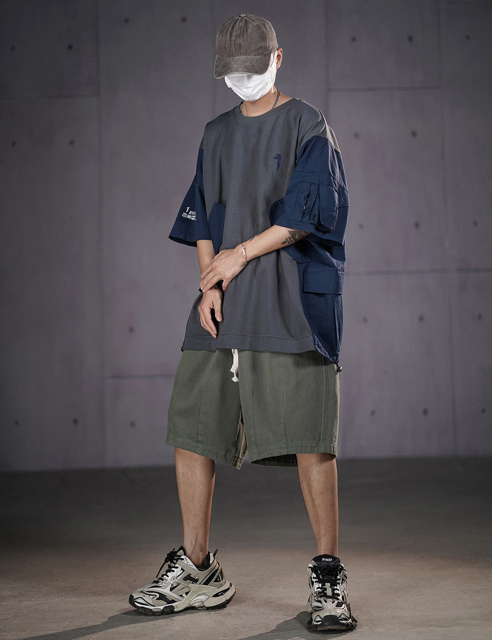 Double Patchwork I-Tech Tee