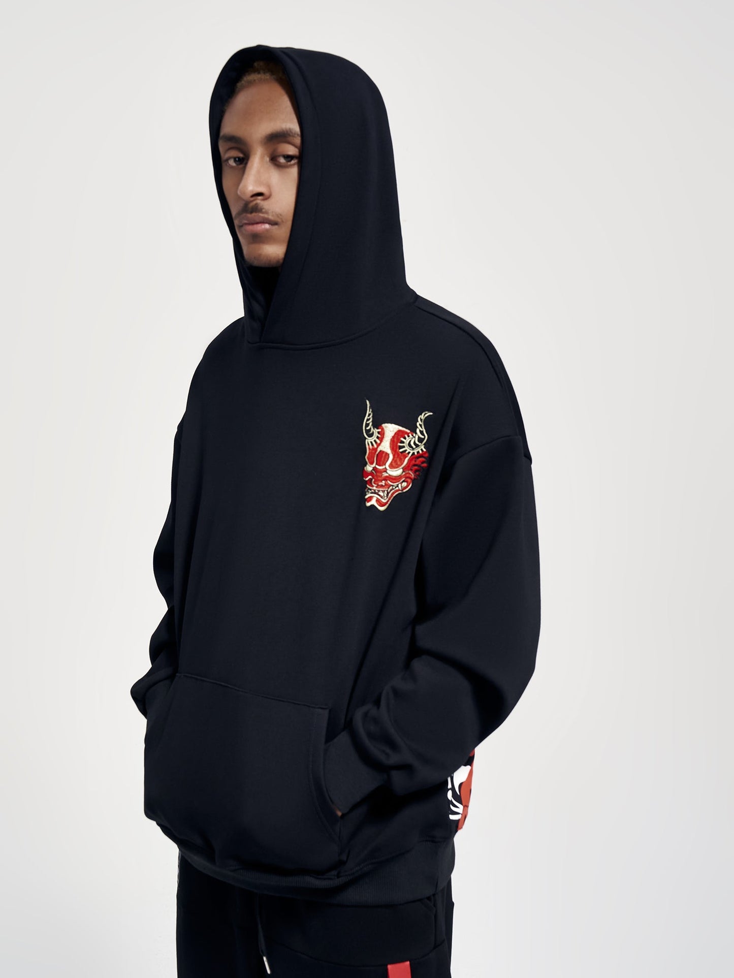 Devil Blood Embroidery Hoodie
