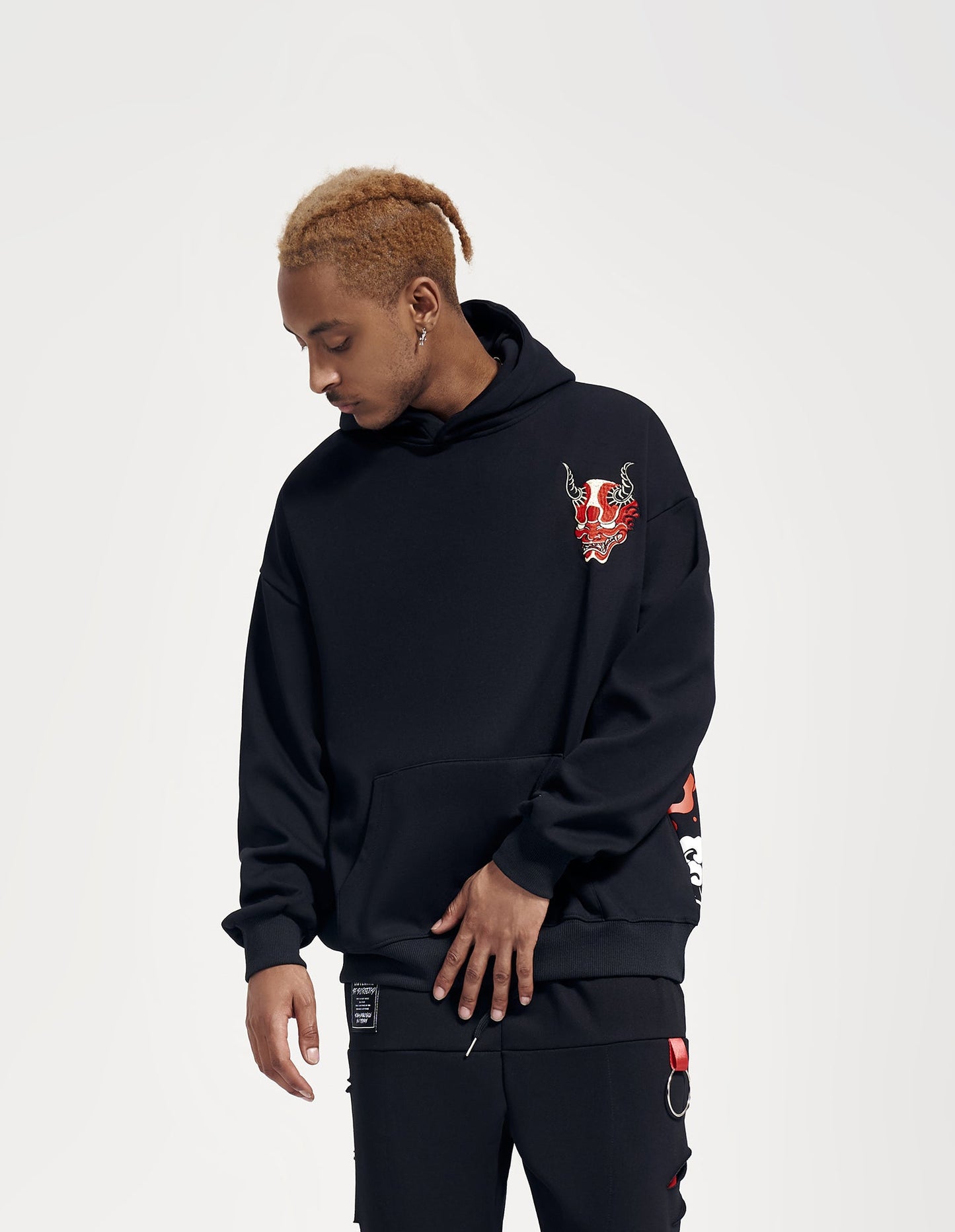 Devil Blood Embroidery Hoodie