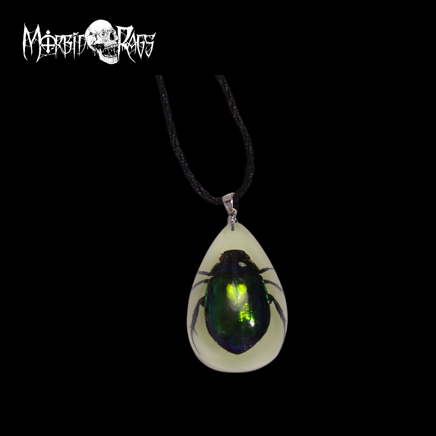 Beetle Pendant Necklace