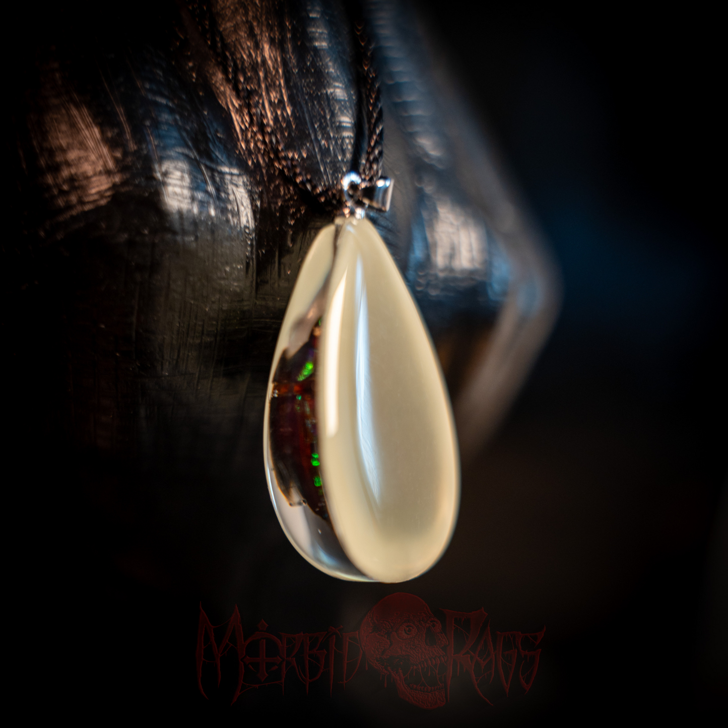 Beetle Pendant Necklace