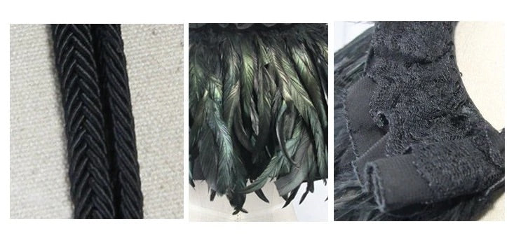 Transylvanian Hunger Feather Capelette
