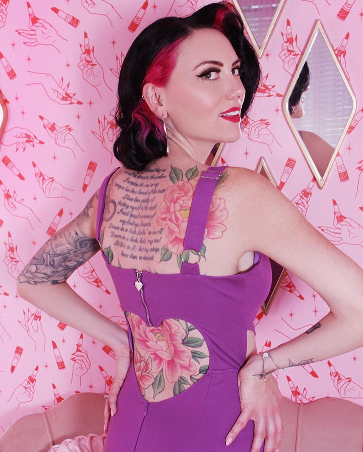 Elizabeth Heart Cut-Out Dress