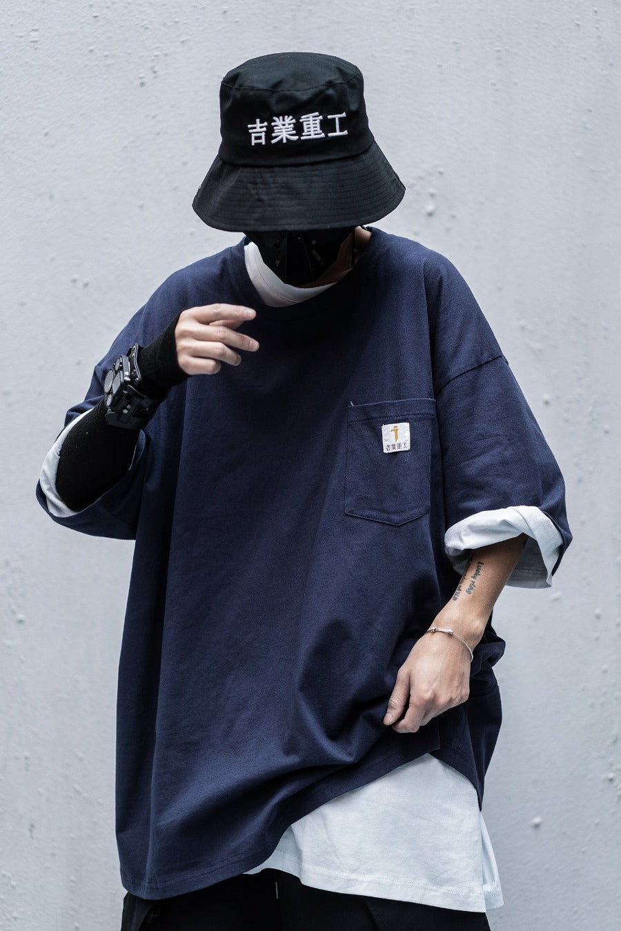 Industrial i-tech Relaxed Fit Pocket Tee