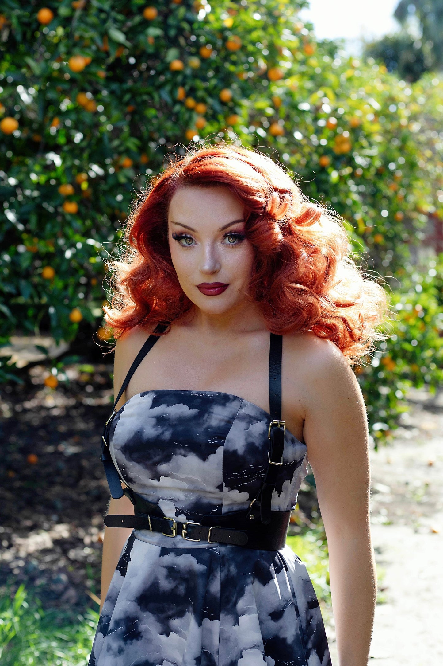 Cloud Strapless Harness Dress