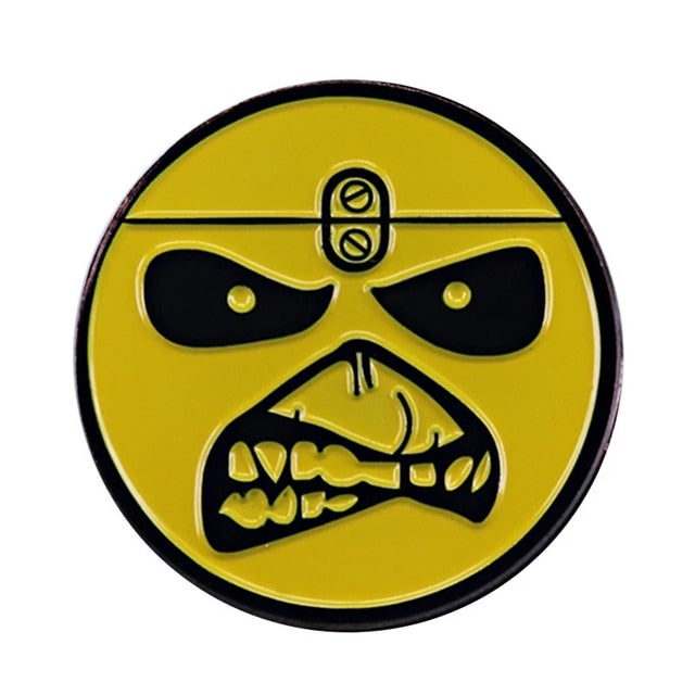 Eddie Iron Maiden Pin