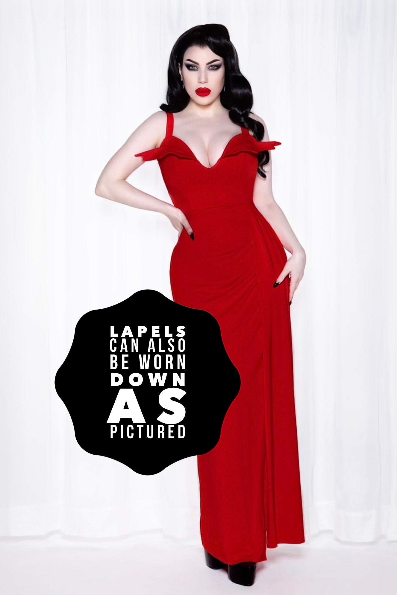 Queen of the Night Swing Dress