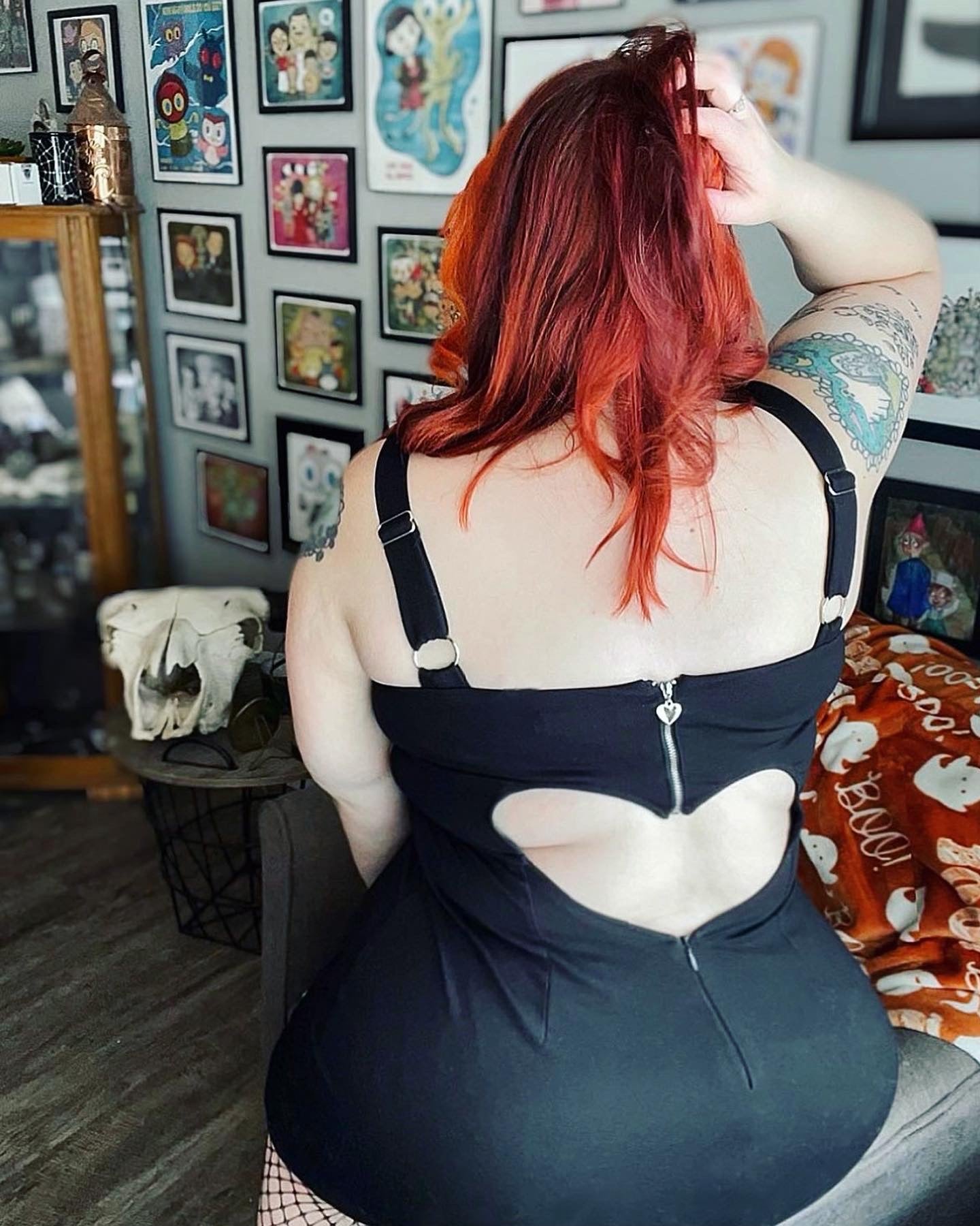 Elizabeth Heart Cut-Out Dress