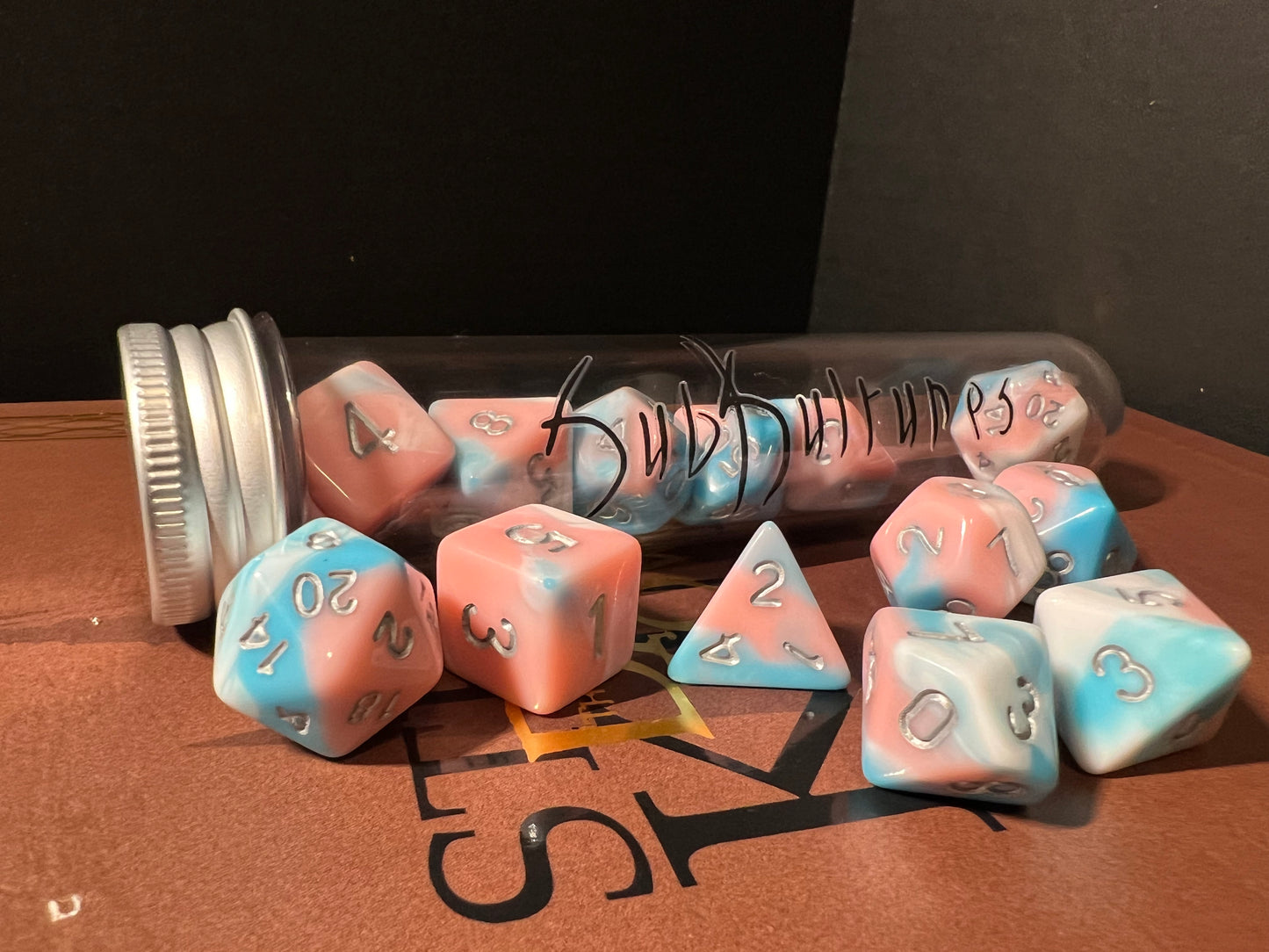 Sweet as Sugar Cotton Candy Dice Set