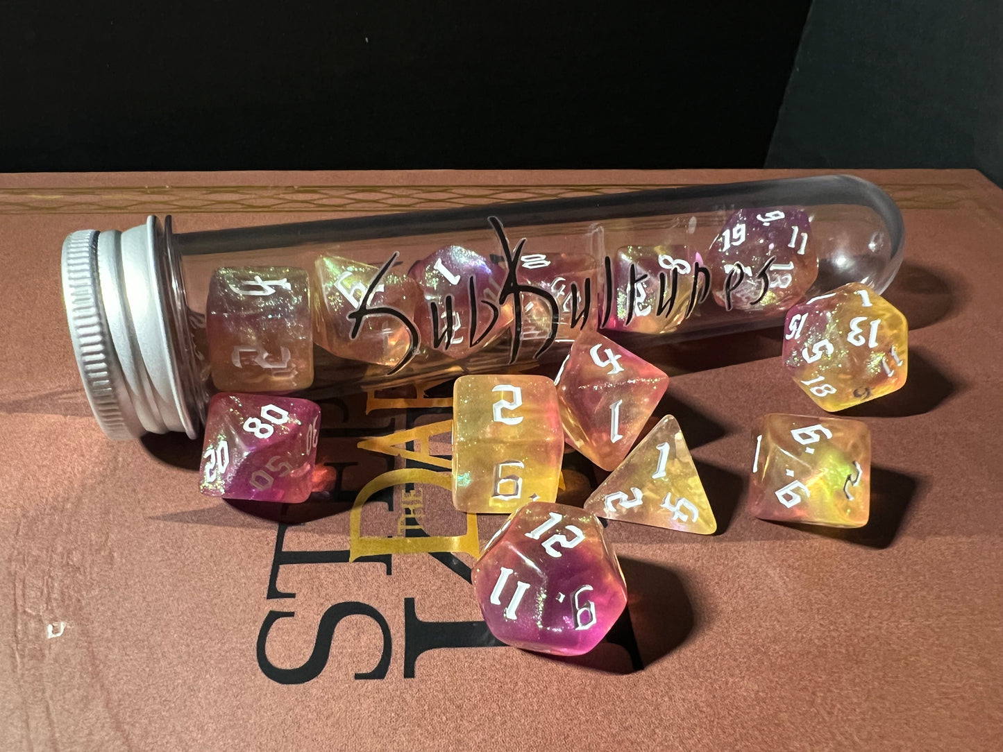 Mysterious Pink Lemonade Dice Set