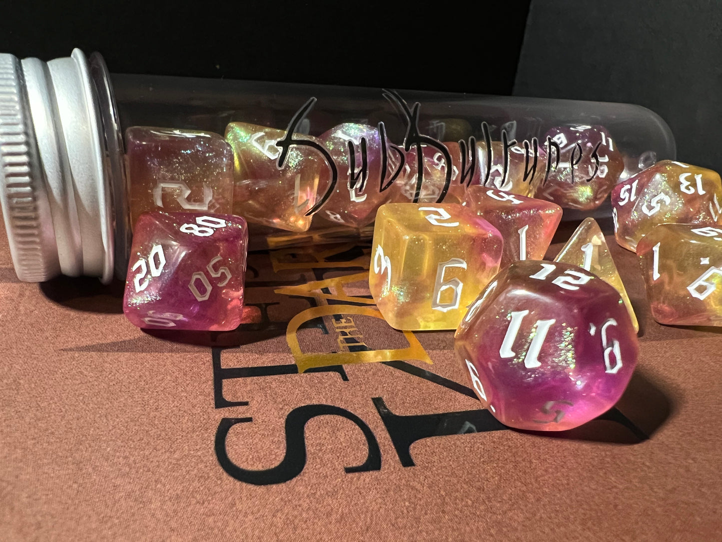 Mysterious Pink Lemonade Dice Set