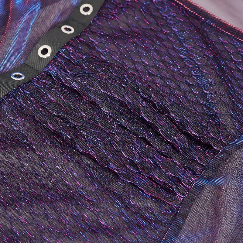 Electric Dreams Mesh Top