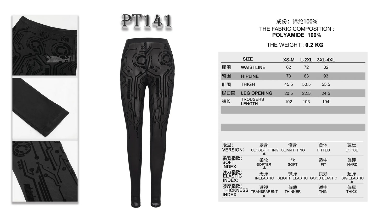 Neo Mesh Cyberpunk Leggings