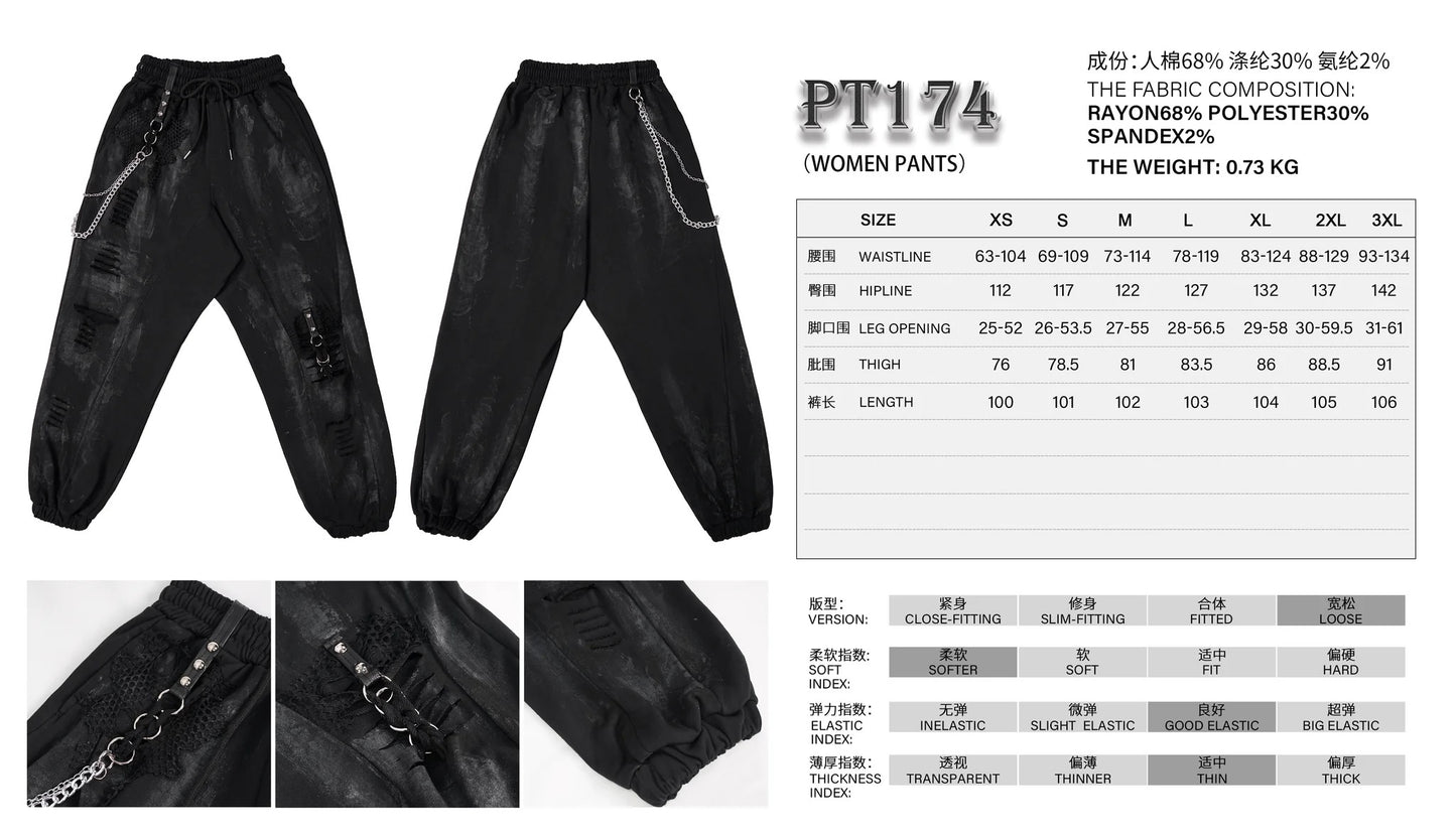 Trouble in Paradise Distressed Cargo Pants