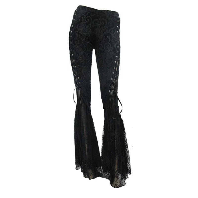 Dark Drapery Gothic Bell bottoms