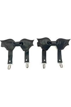 Black Bat Leg Garters