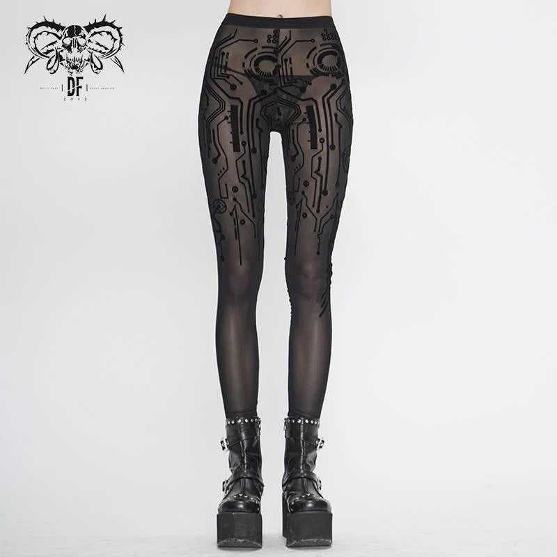 Neo Mesh Cyberpunk Leggings