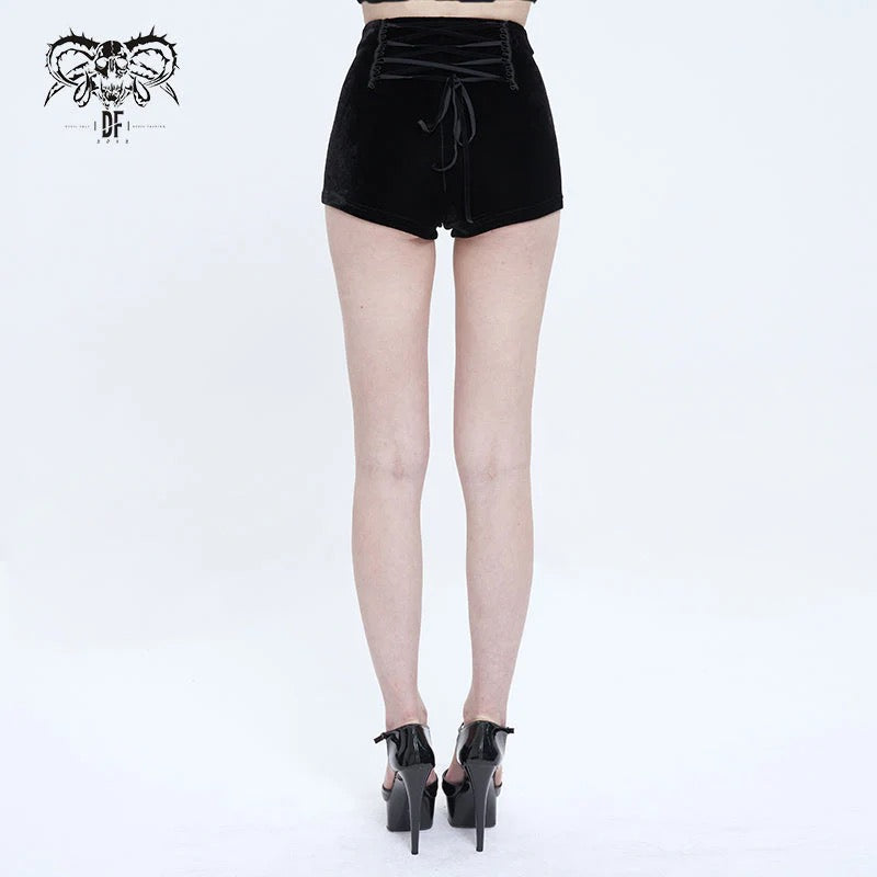 Living on Black Velvet Shorts