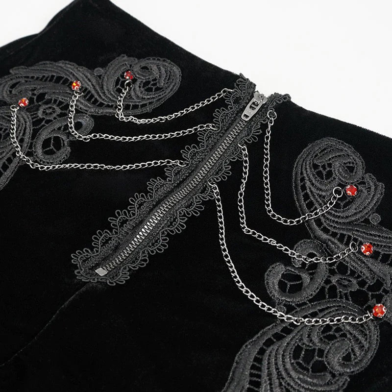 Living on Black Velvet Shorts