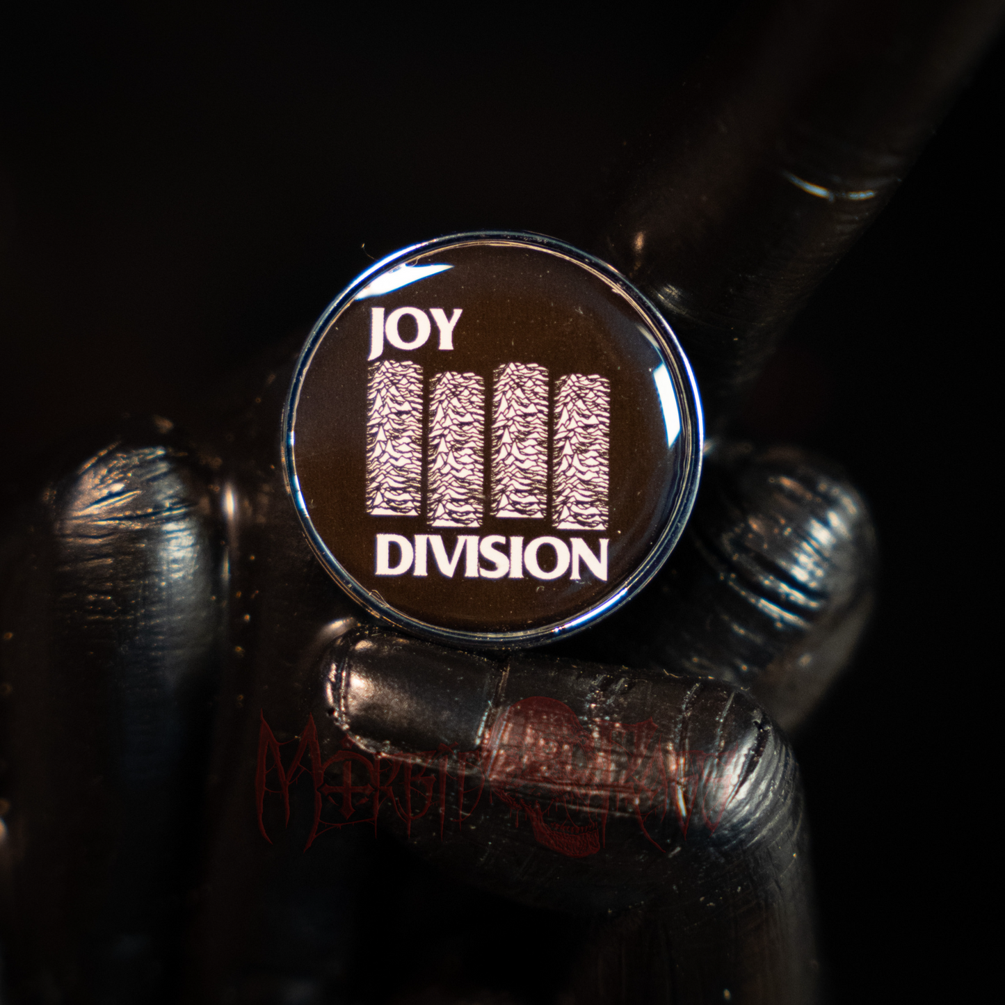 Joy Division Lines Logo Pin