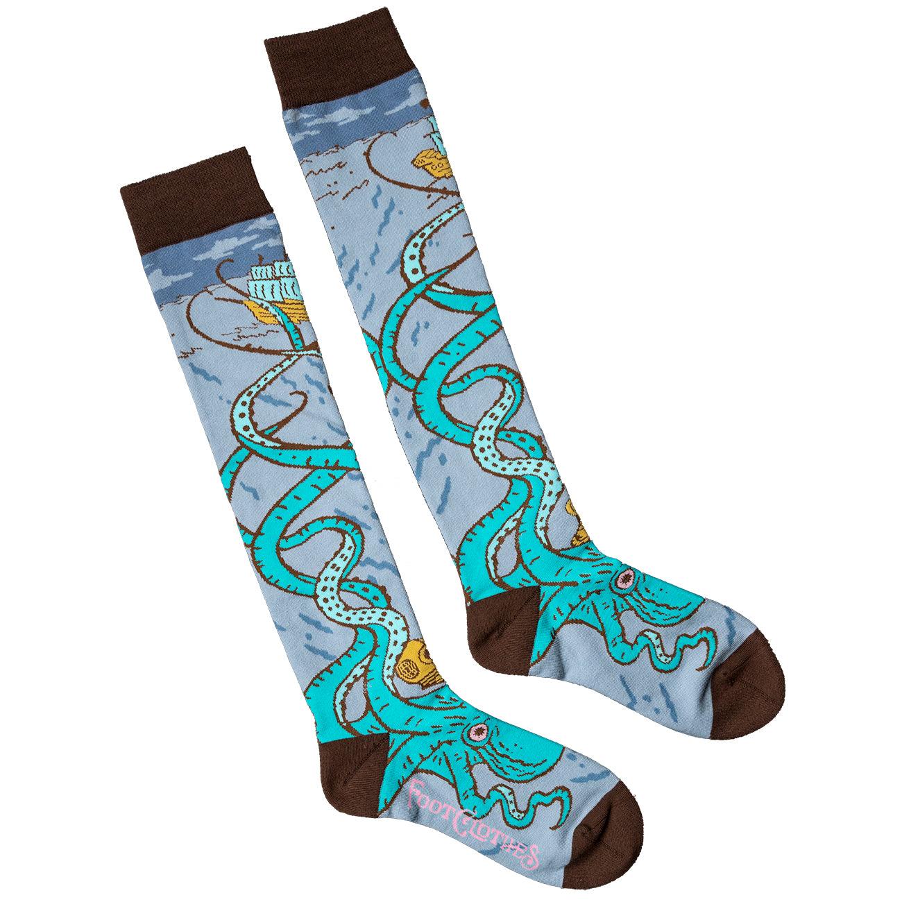 Attack of The Kraken Knee High Socks