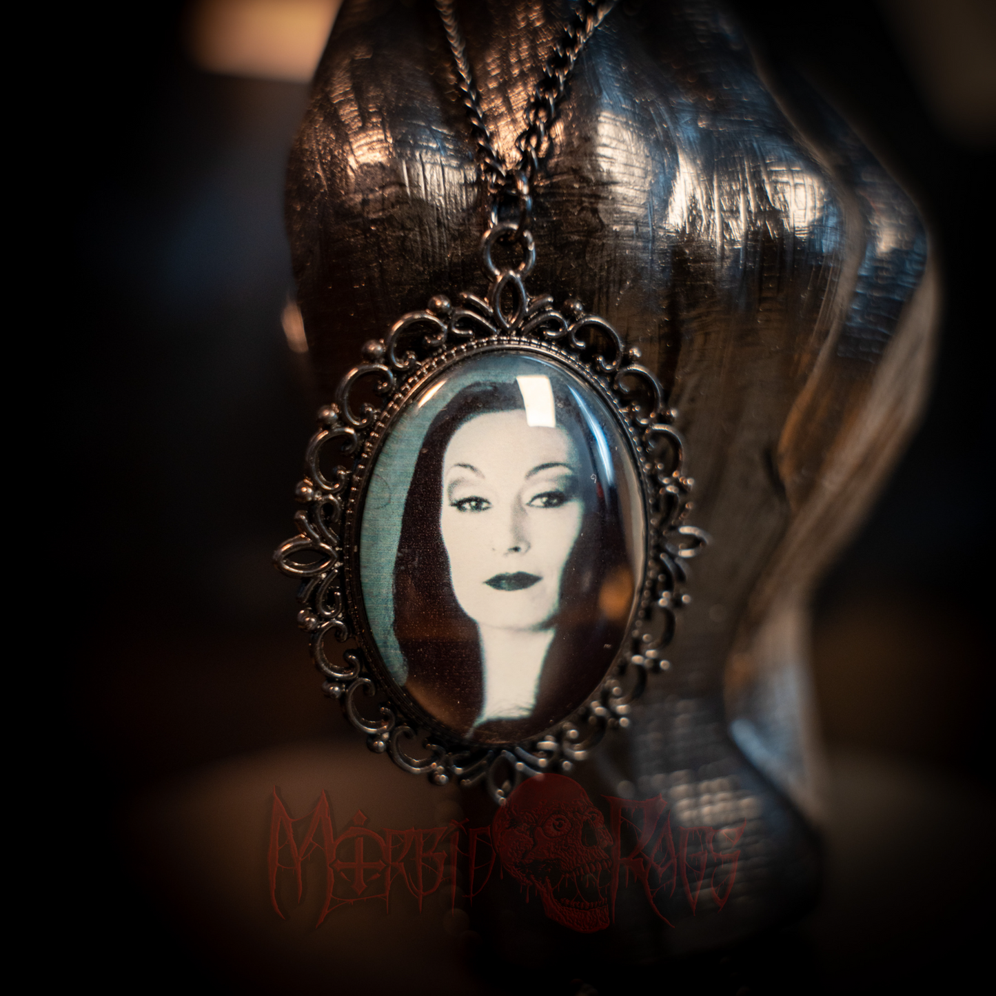 Morticia Addams Necklace