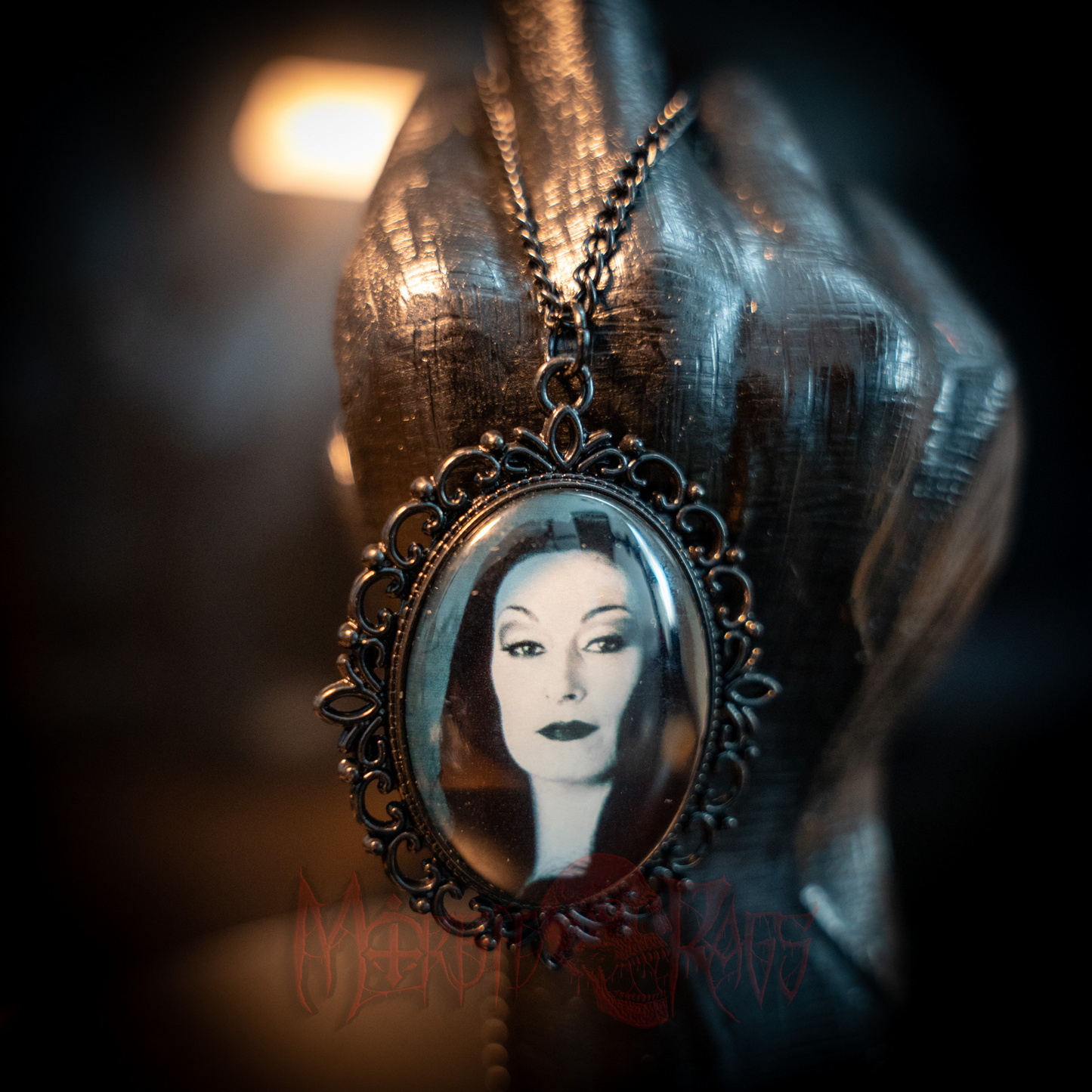 Morticia Addams Necklace