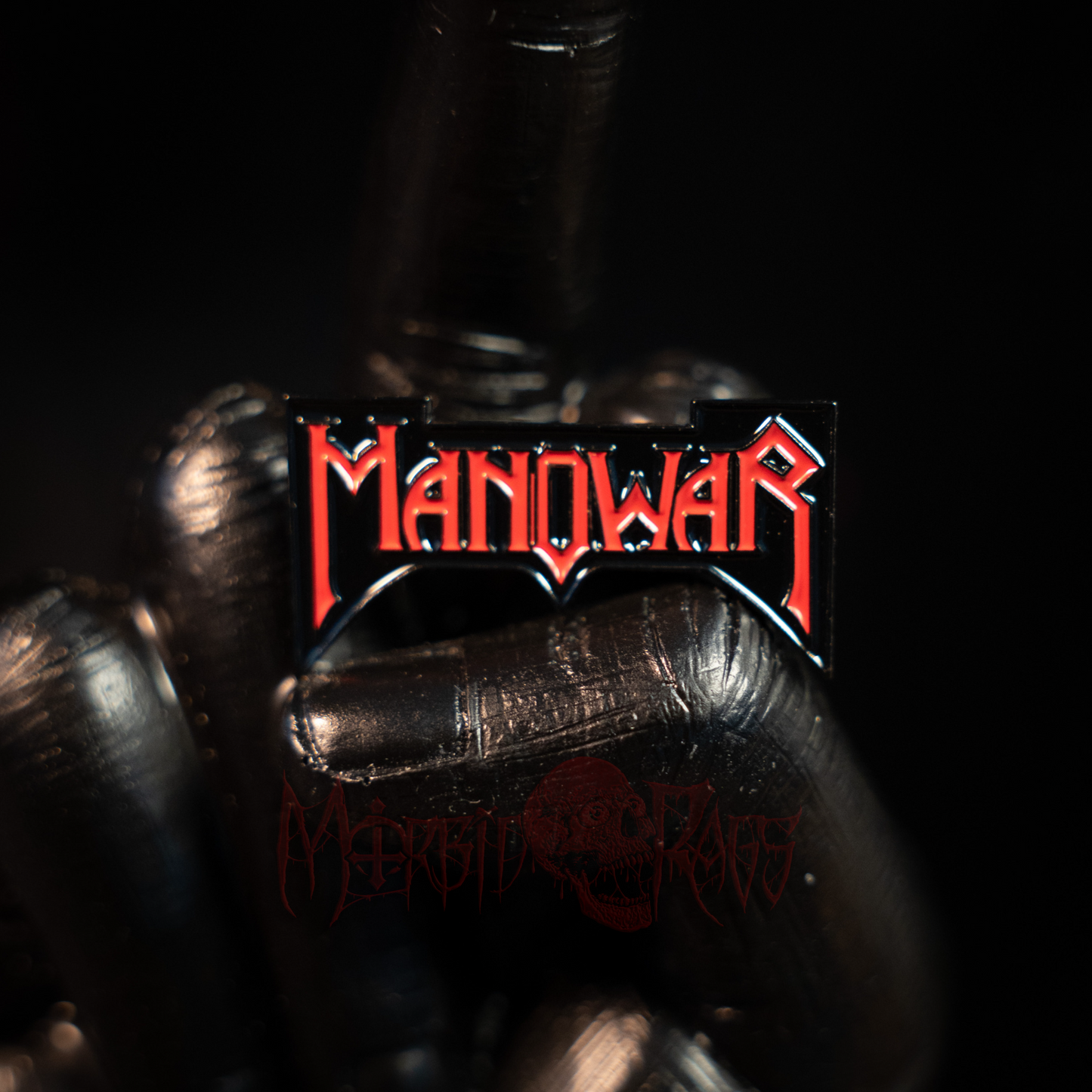 Manowar Red Pin