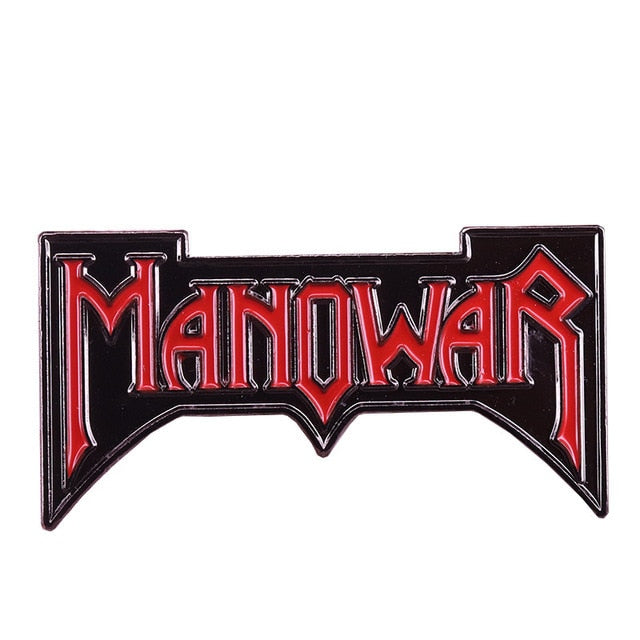 Manowar Red Pin