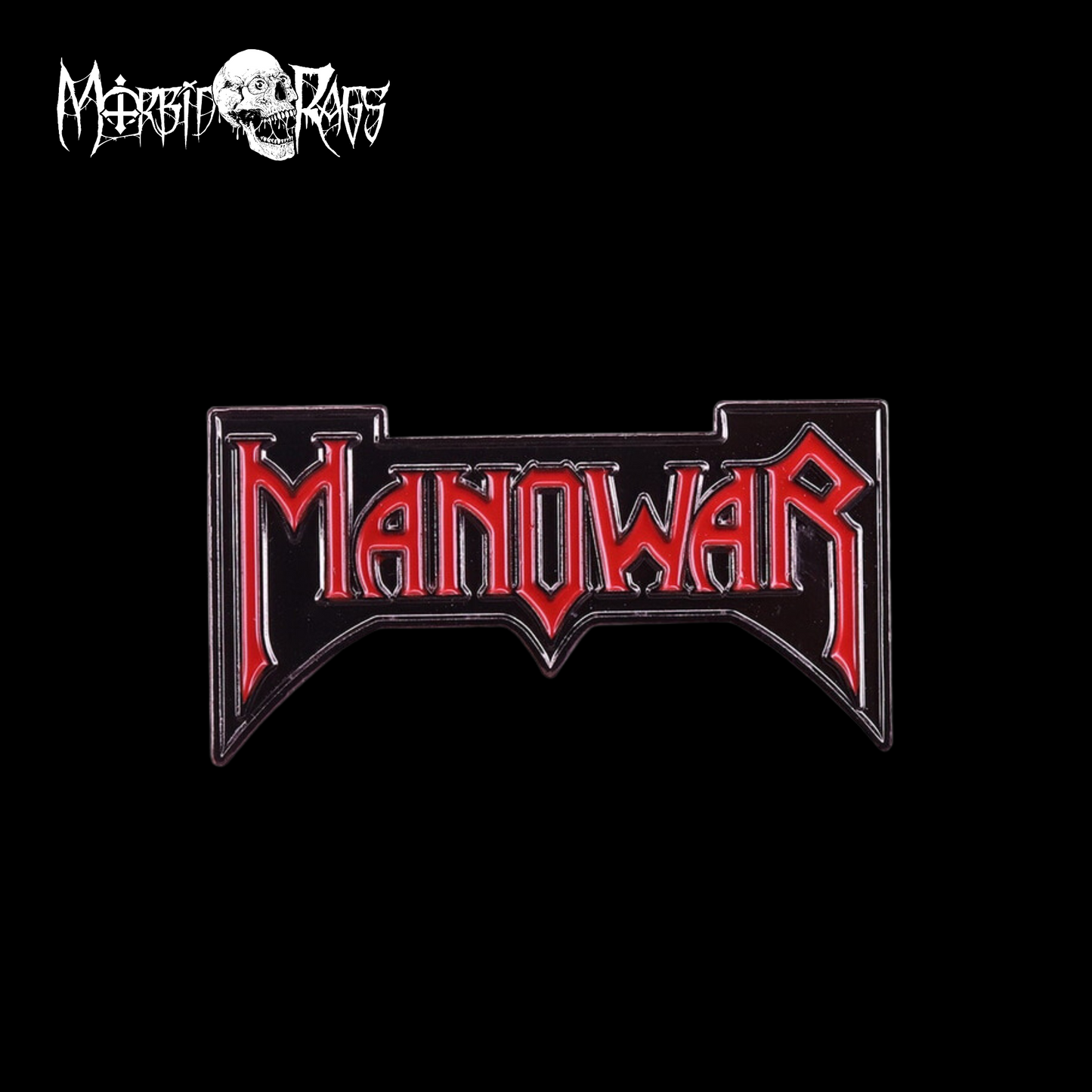 Manowar Red Pin