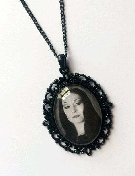 Morticia Addams Necklace