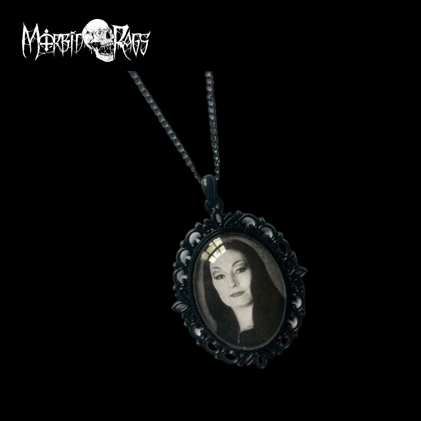 Morticia Addams Necklace