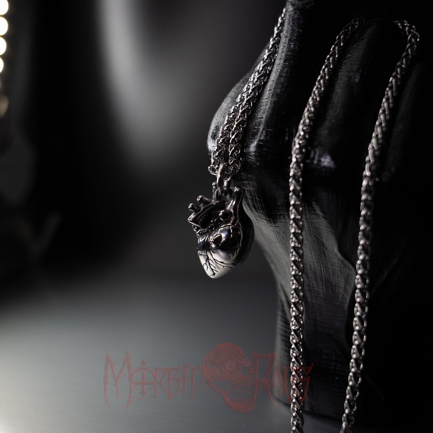Poe Sacred Heart Necklace