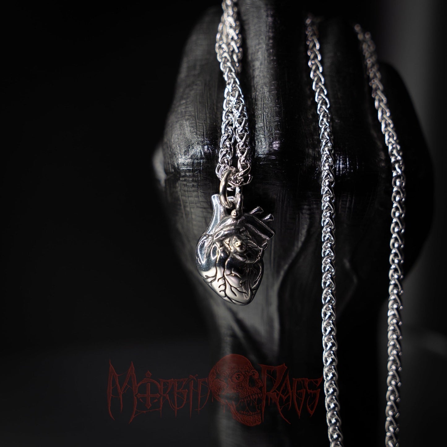 Poe Sacred Heart Necklace