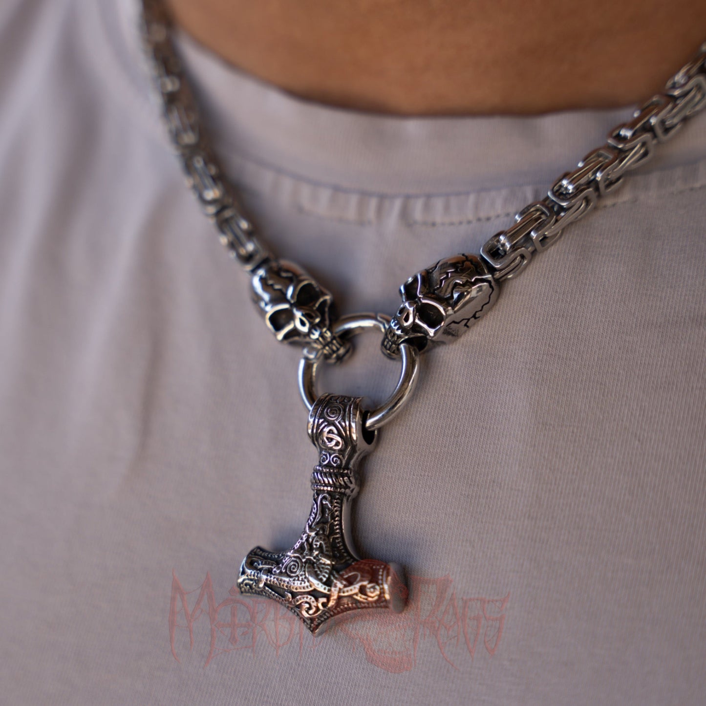 Roderick Skulls Necklace