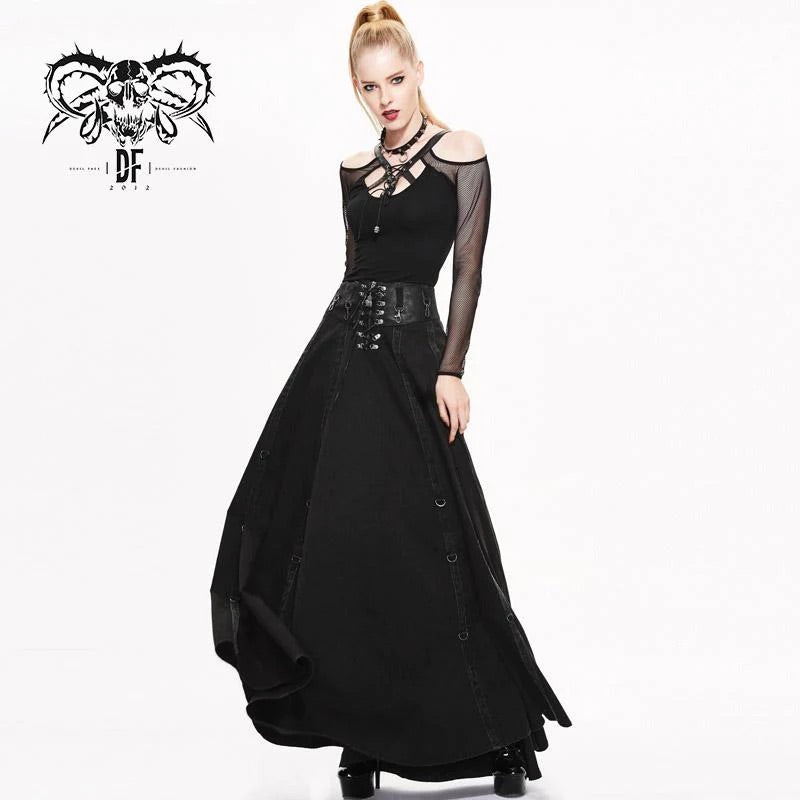 Take a Bow Flow Long Skirt
