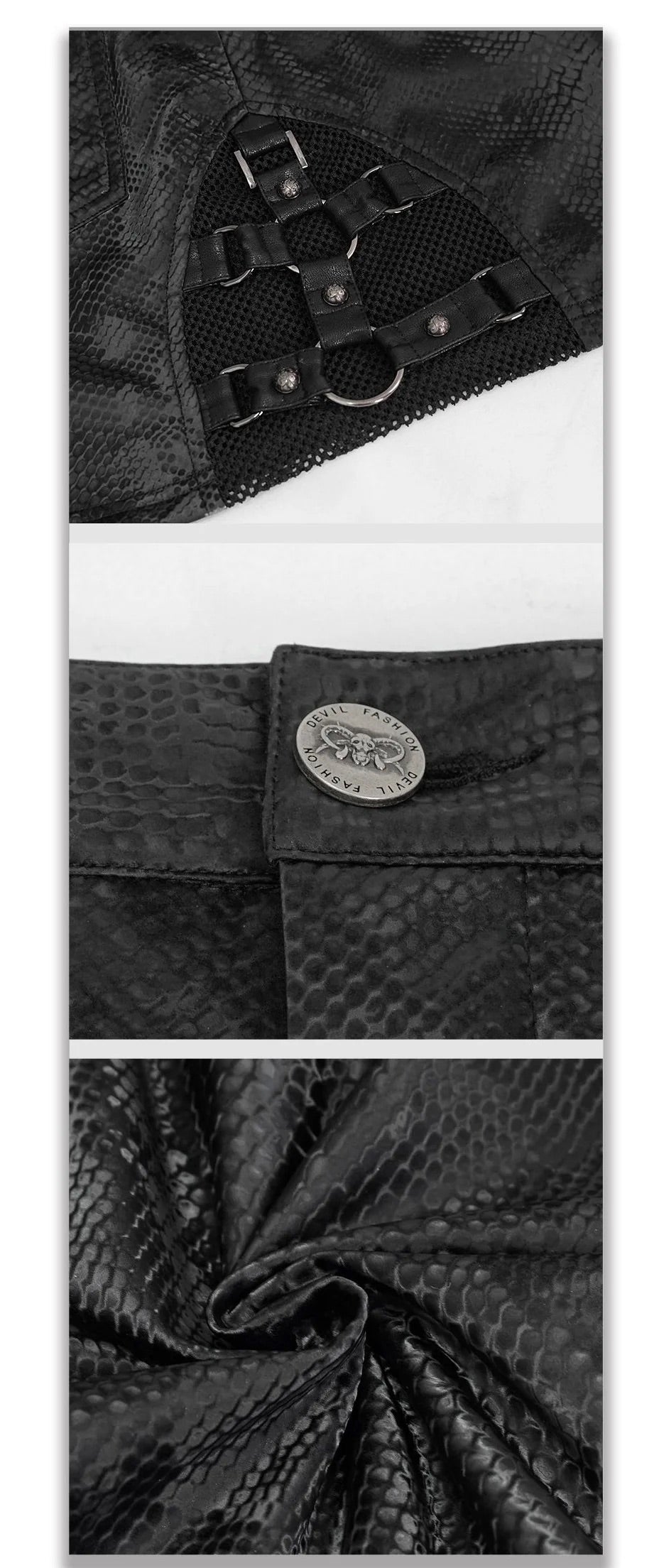 Villisca Snake Print Skirt