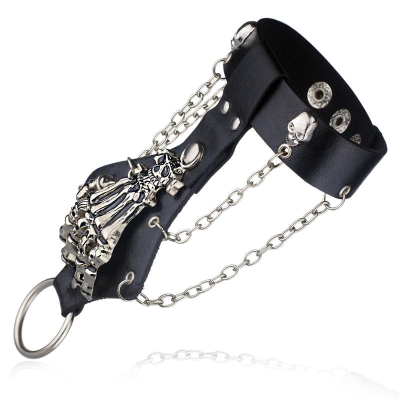 Skeleton Hand Glove Bracelet