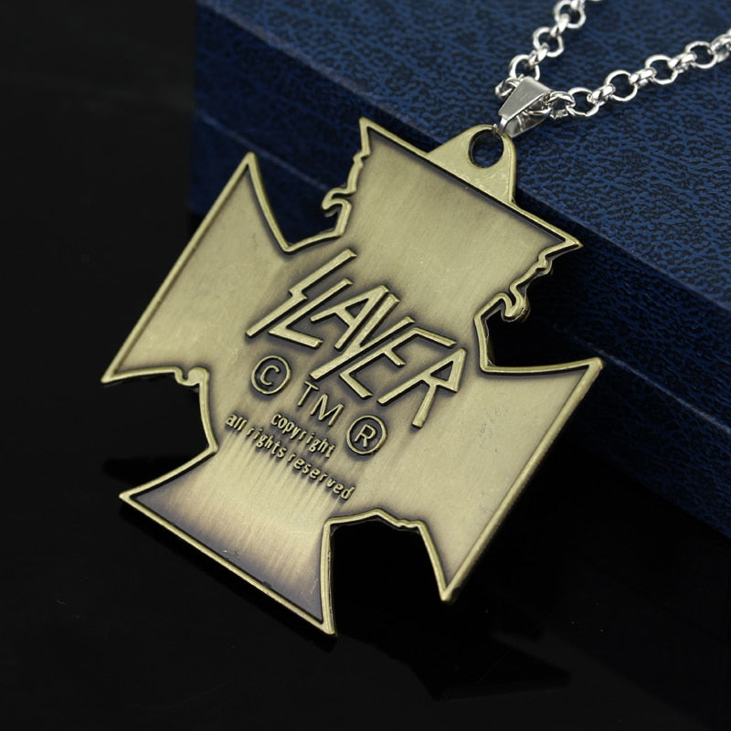 Slayer Iron Cross Necklace