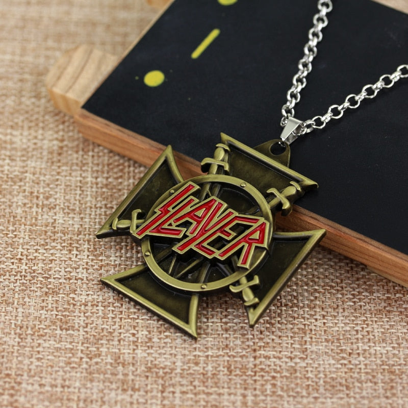 Slayer Iron Cross Necklace