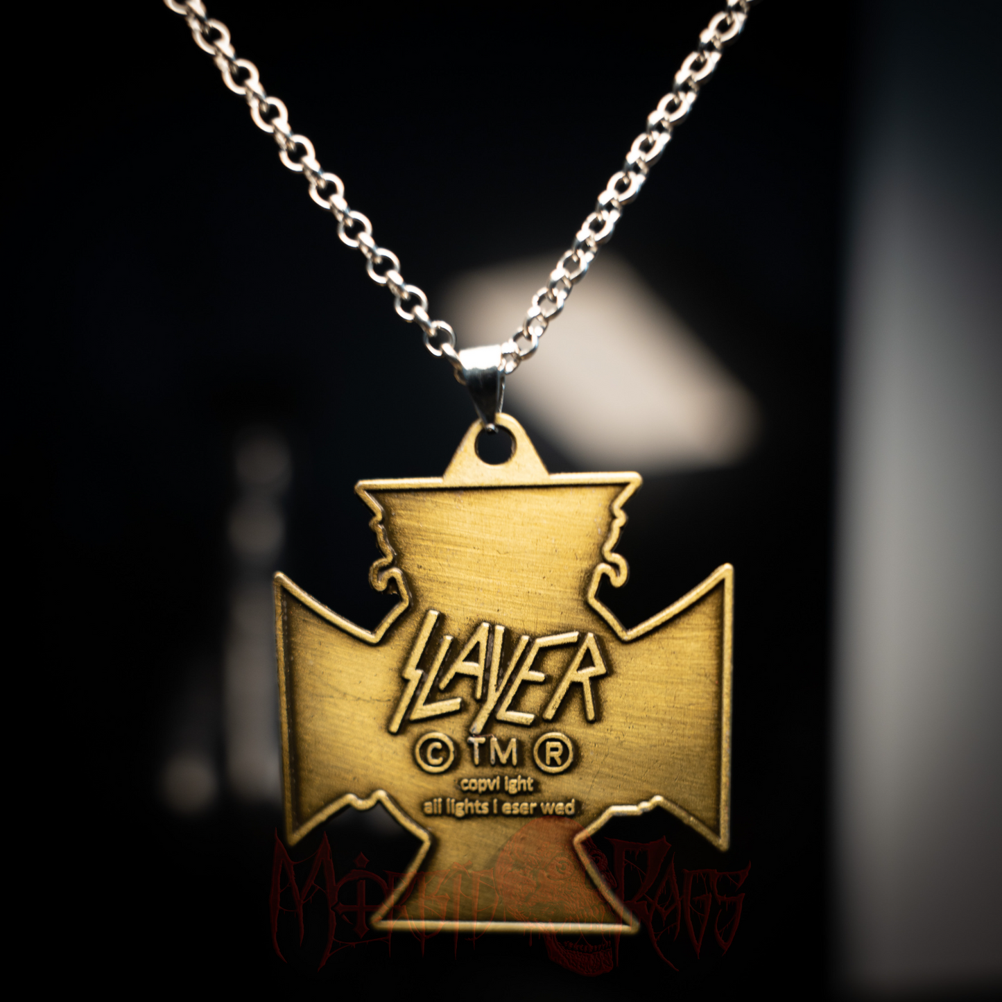 Slayer Iron Cross Necklace