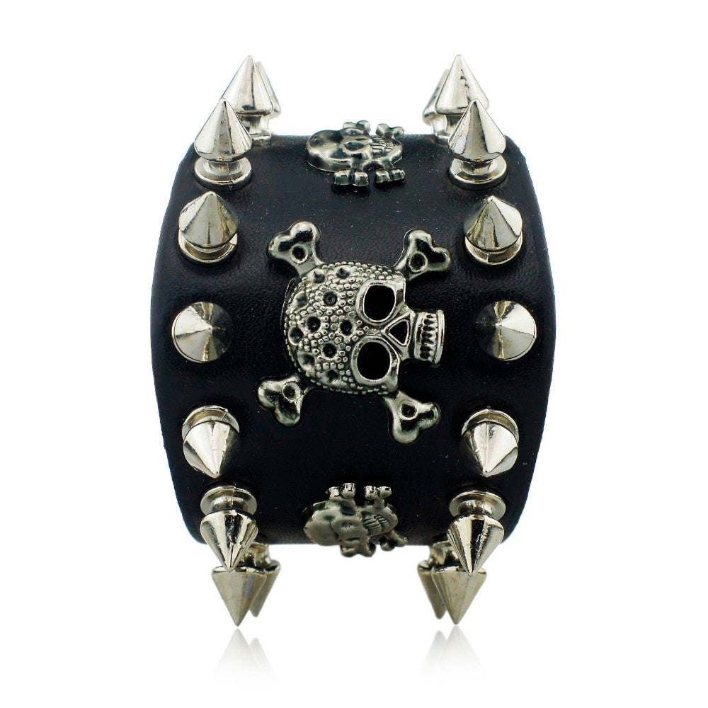 Studs and Skull Bracelet