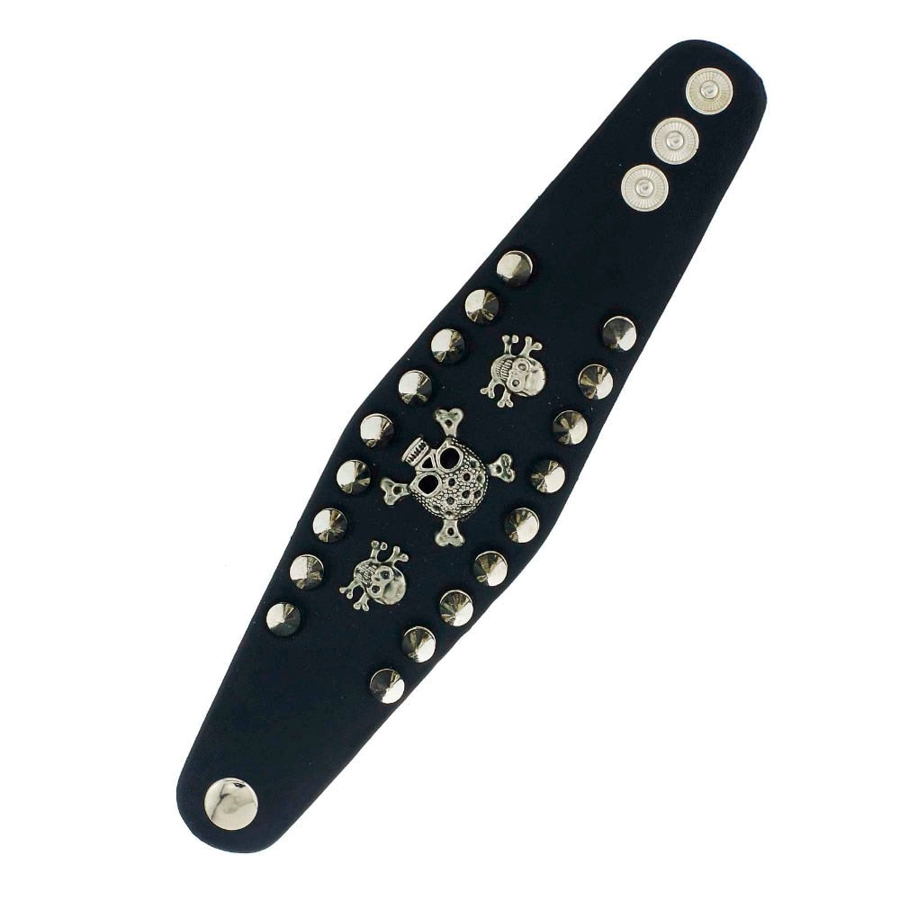 Studs and Skull Bracelet
