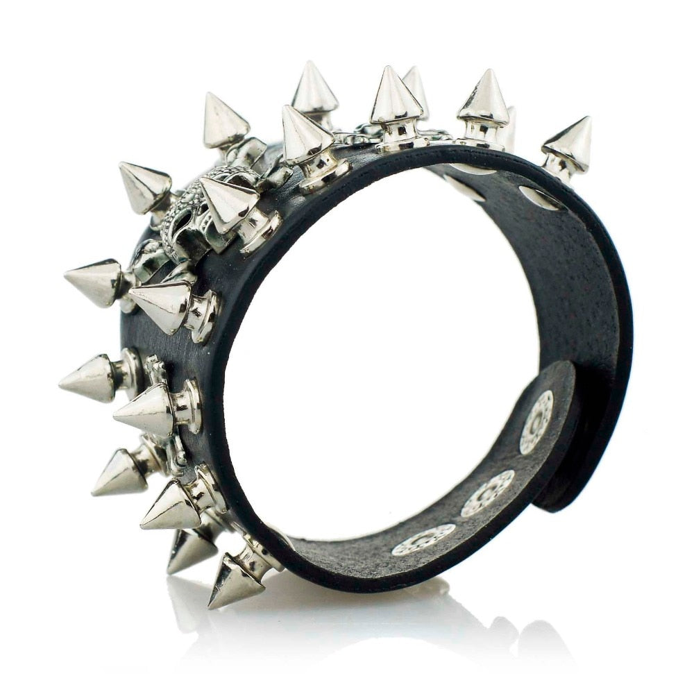 Studs and Skull Bracelet